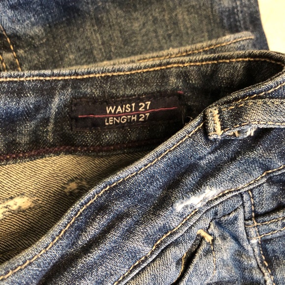 Vigoss Distressed Jeans Size 27 - Picture 5 of 5